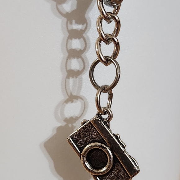 Hand Crafted Stanley Cup Charm Tumbler Cup Handle Antique Silver Camera Pendant - Picture 4 of 6